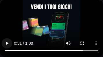 Schermata tablet dell'app VideoGamesItalia