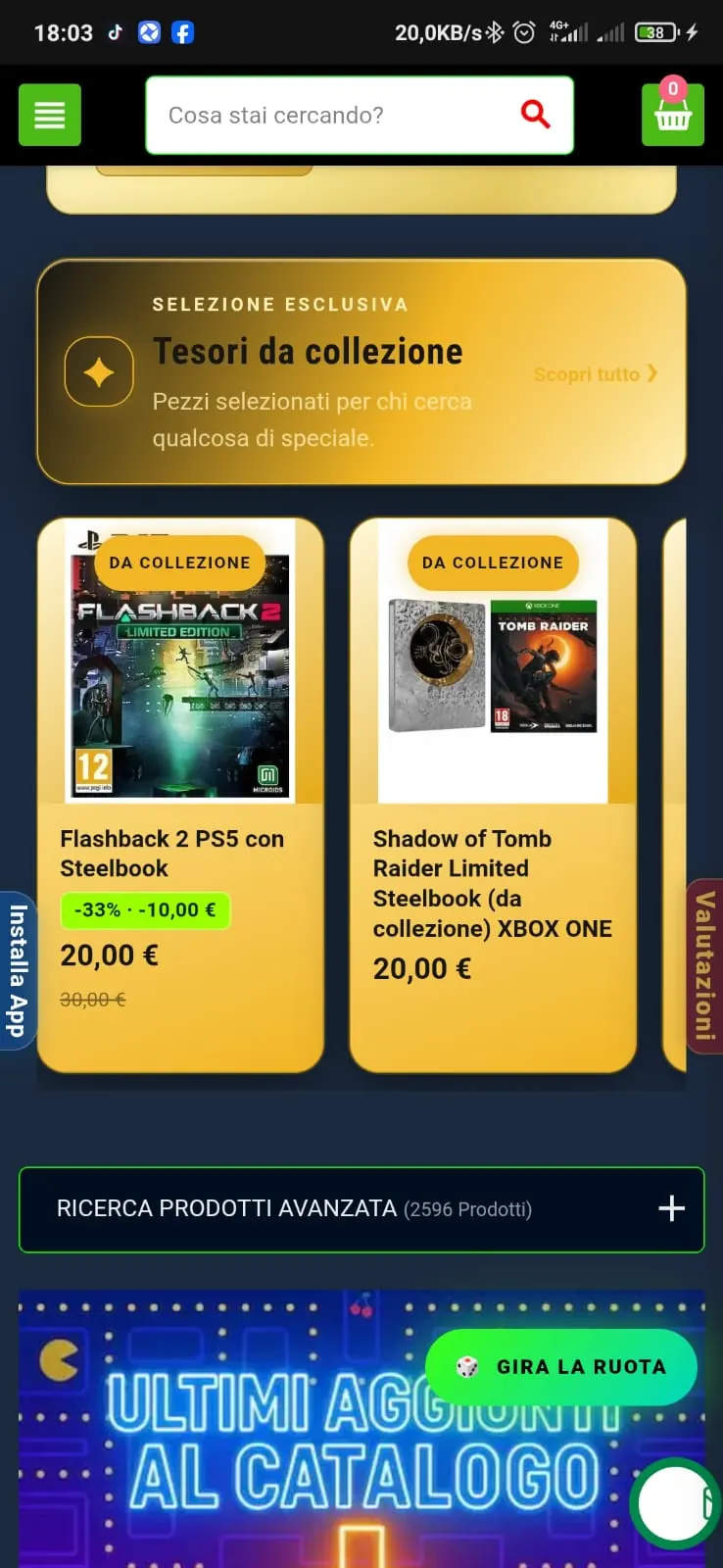 Mobile VideoGamesItalia con tesori da collezione